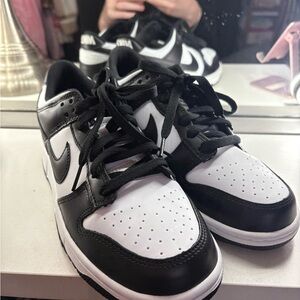 Nike Dual-Tone Black and White Sneakers